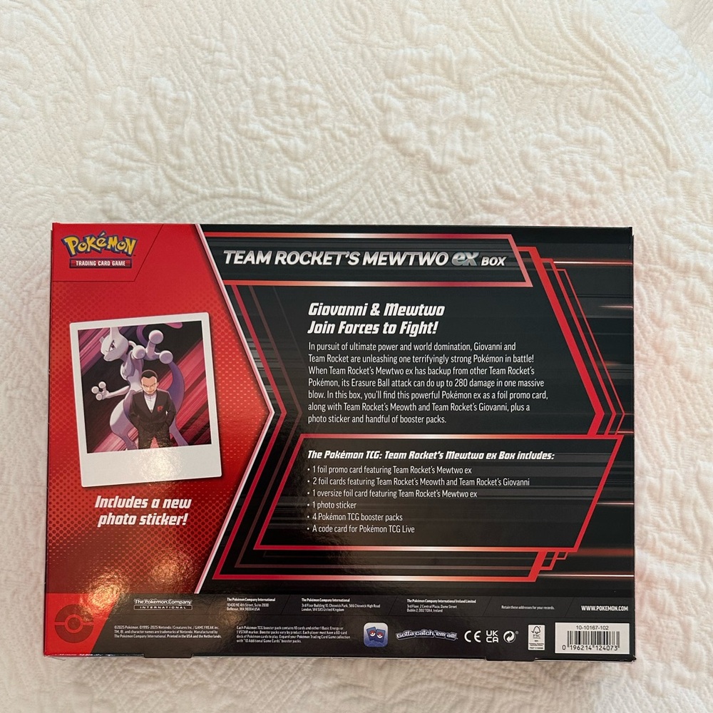 Team Rocket's mewtwo ex box - Picture 2 of 4